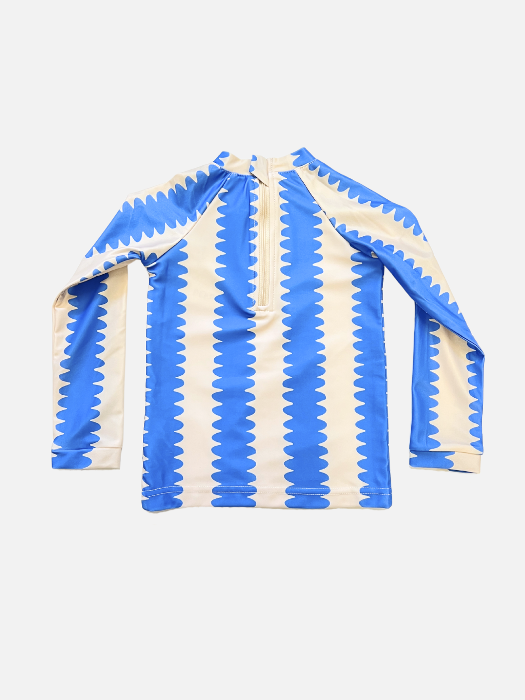 Blueberry | Back view of the rash guard