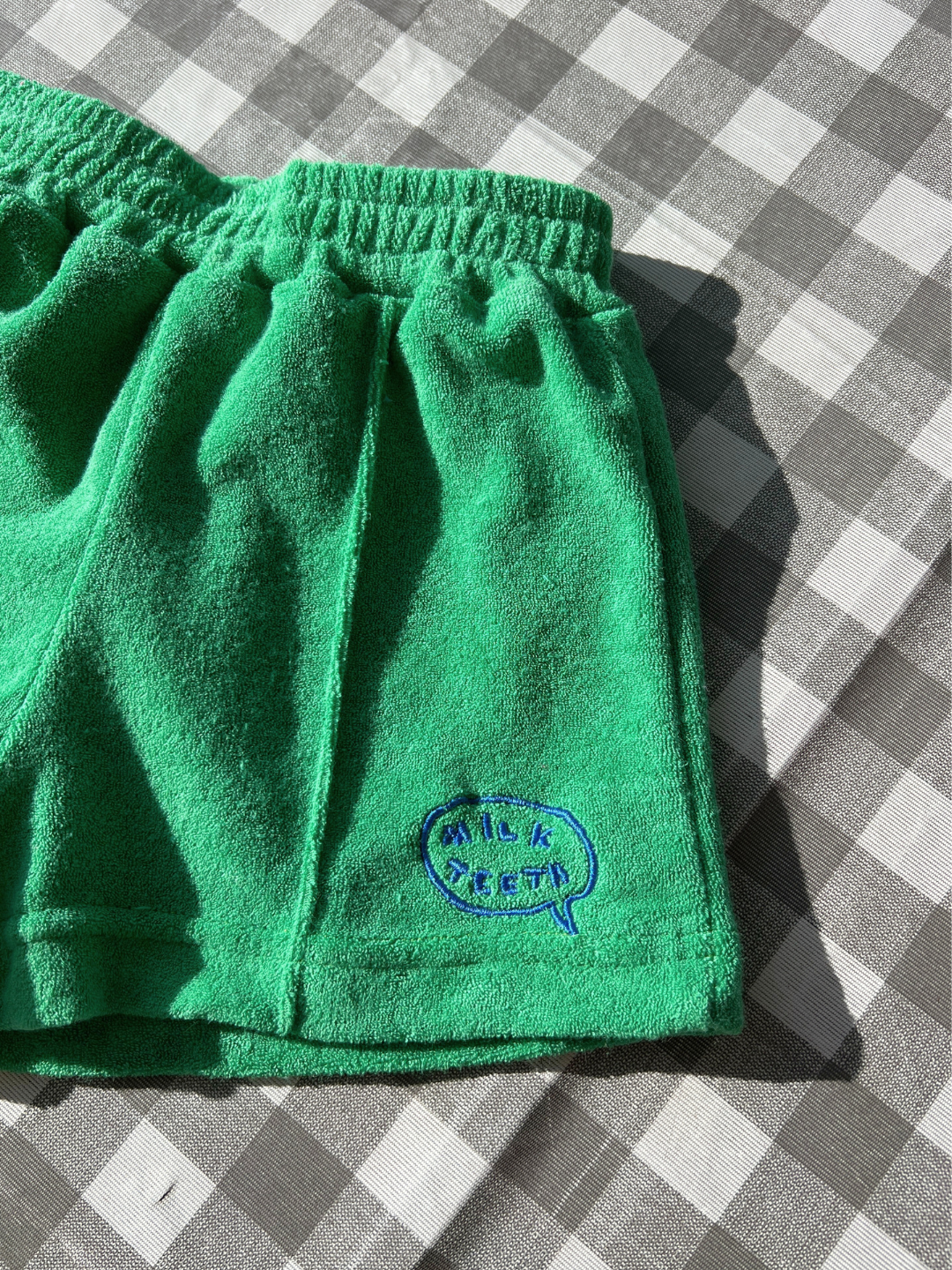 Close up on the embroidery