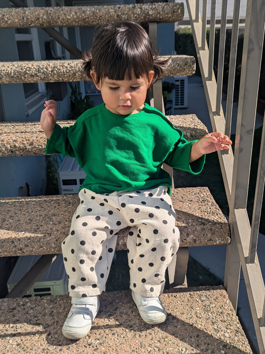 Second image of BABY BOATNECK LONGSLEEVE in Green