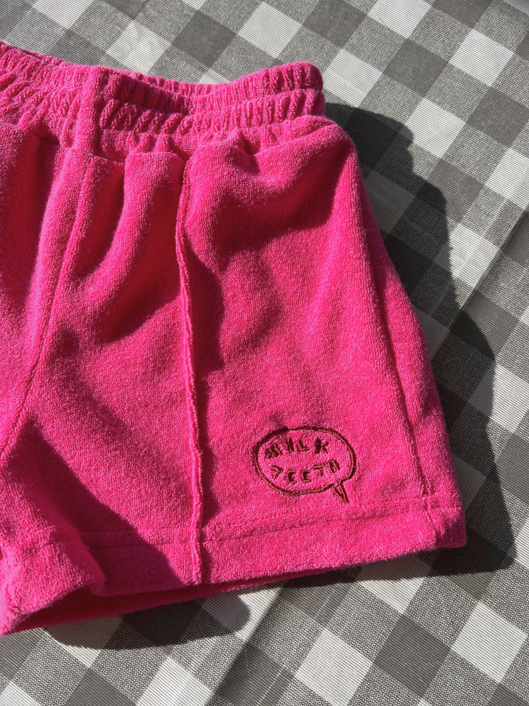 Close up on the embroidery