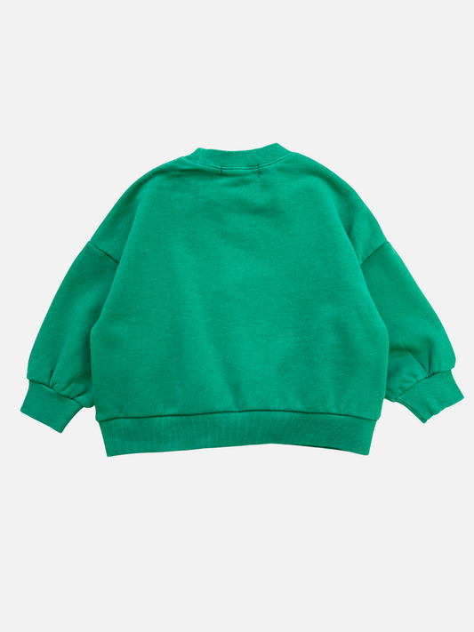 Second image of SIMPLE SWEATSHIRT in Kelly Green