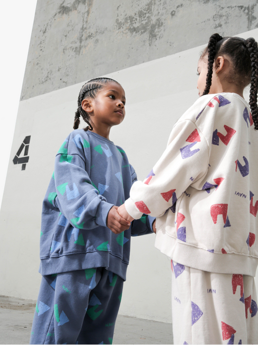 Second image of DUO SWEATSHIRT in Oatmeal