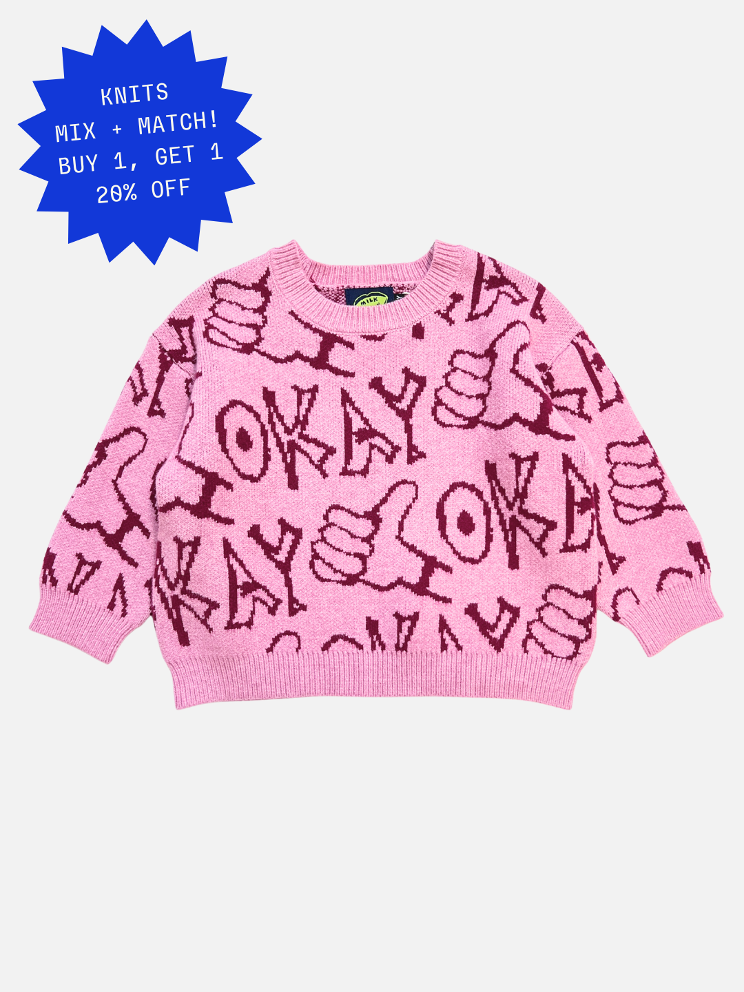 OKAY SWEATER – Shop Milk Teeth