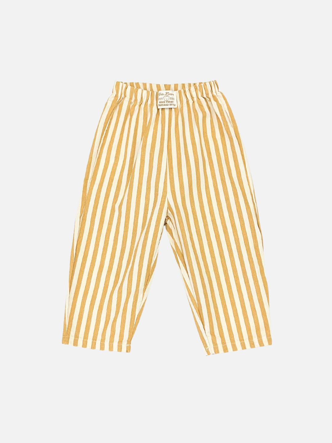 Oott Bebe Pony Stripe Pants Mustard 2 3Y