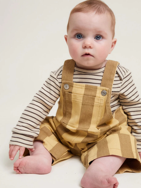 Second image of BLYTHE BANOFFEE STRIPE DUNGAREE