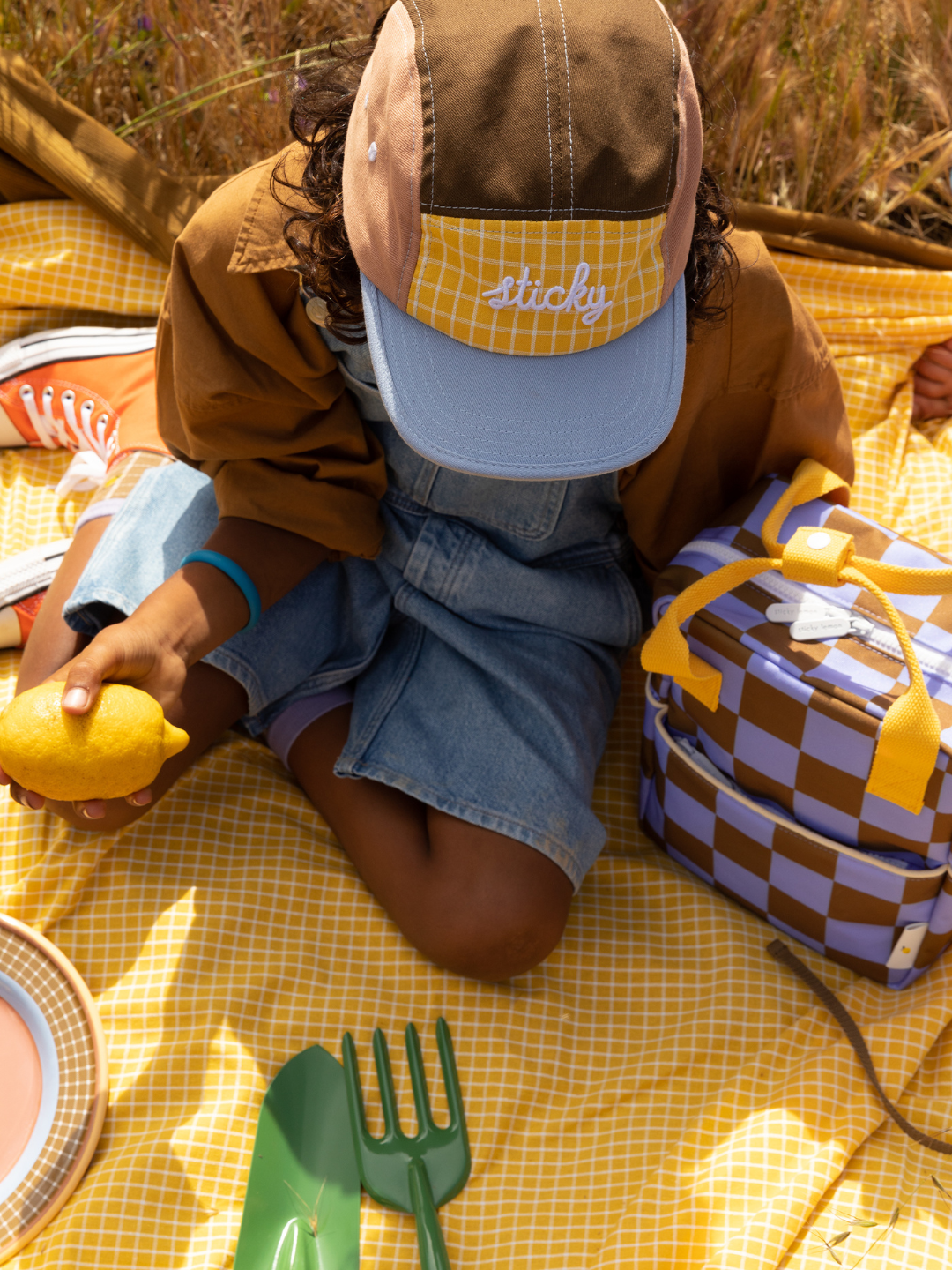 SMALL CHECKER BACKPACK