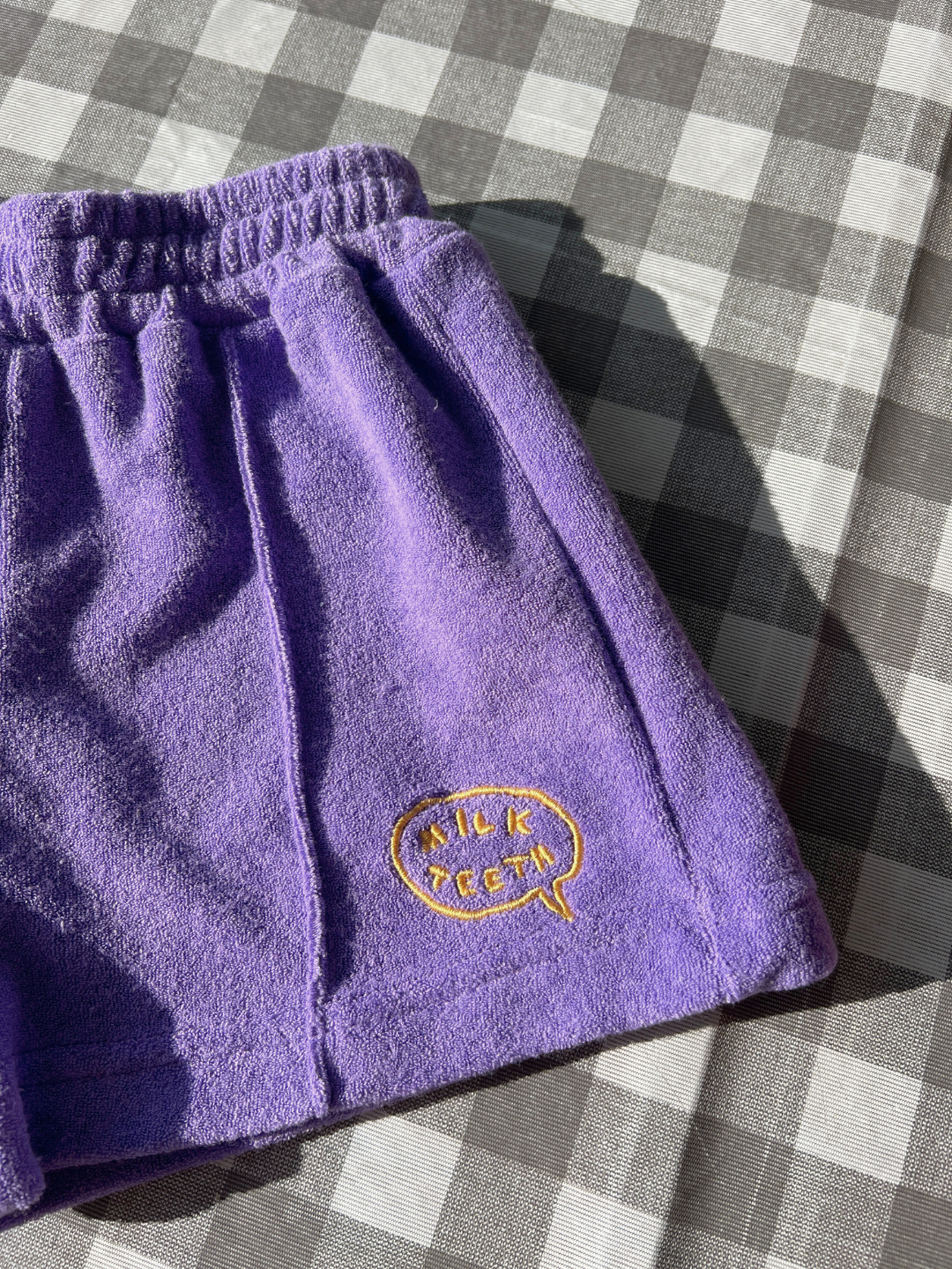 Close up on the embroidery