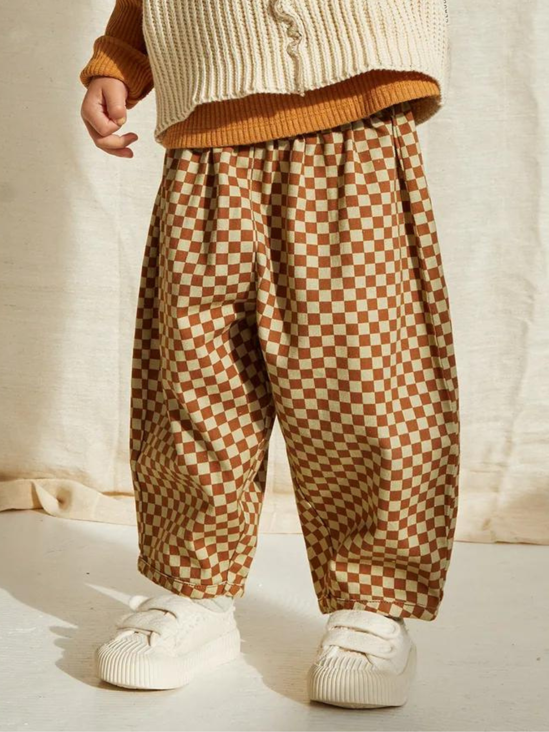 BRICK CHECK TROUSER