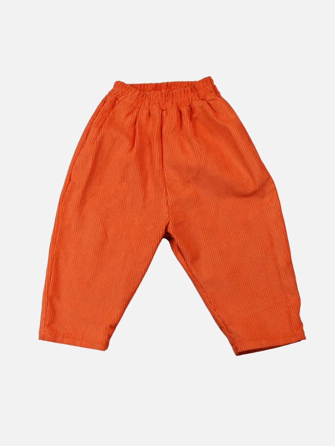 Orange | Orange kids' pants, front view