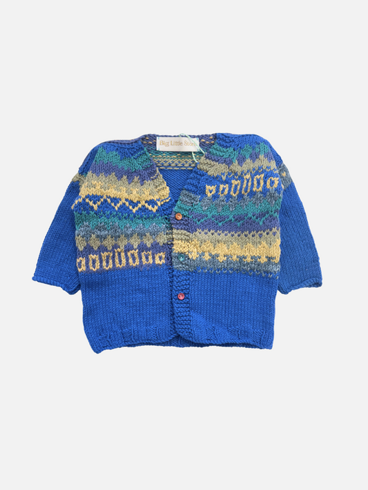 Image of HAND-KNITTED COTTON CARDIGAN - 1-2Y in #10