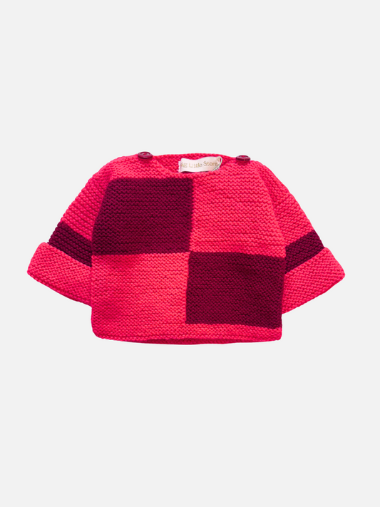 Image of HAND-KNITTED BABY SWEATER - 6-12M in #10