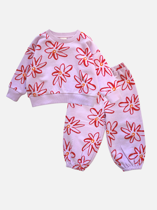 Image of CHARLIE SWEAT SET in Lilac