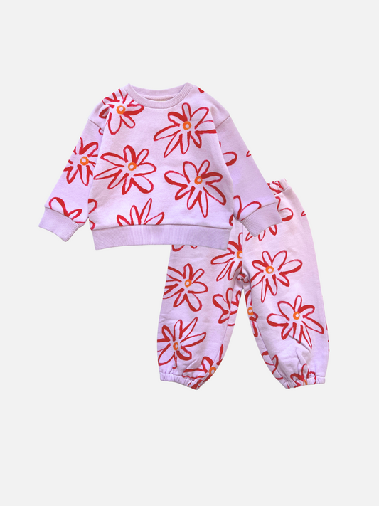 Image of CHARLIE BABY SWEAT SET in Lilac