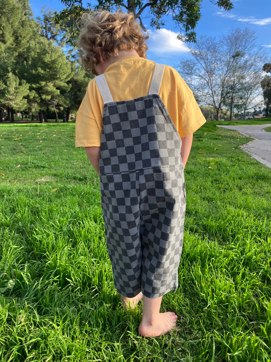 Second image of SQUARE ONE OVERALLS in Charcoal