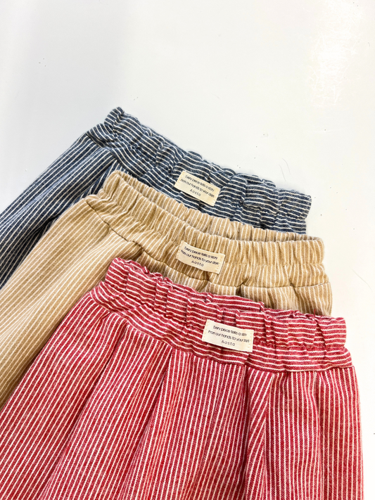 Second image of FLANNEL STRIPE PANT in Red
