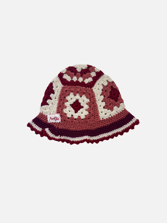 Image of HAND-CROCHETED BUCKET HAT - BABY (12-24M) in #17