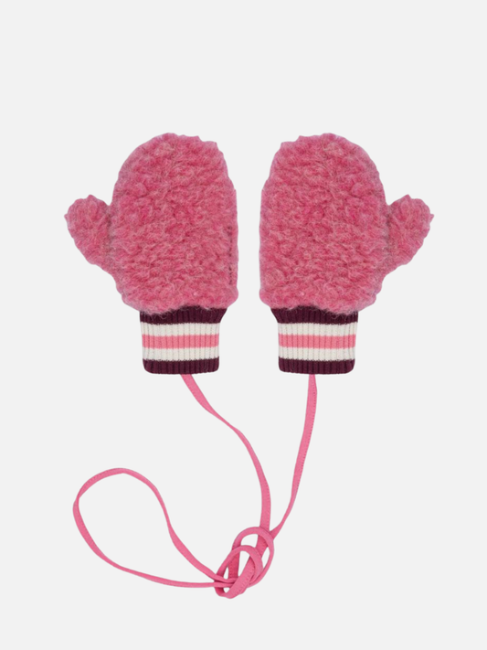 Image of MERINO FLEECE MITTEN in Dusty Pink