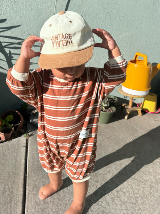Second image of LALA CORDUROY CAP in Tan