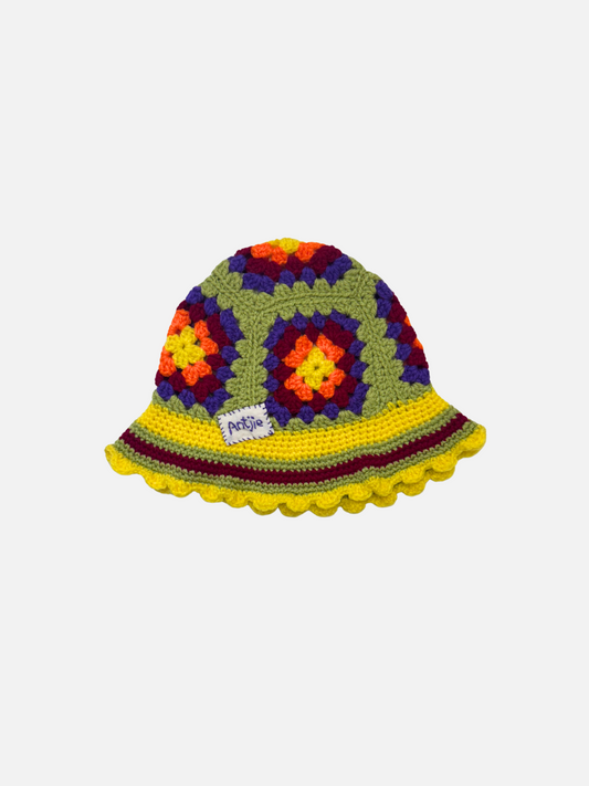 Image of HAND-CROCHETED BUCKET HAT - BABY (12-24M) in #6