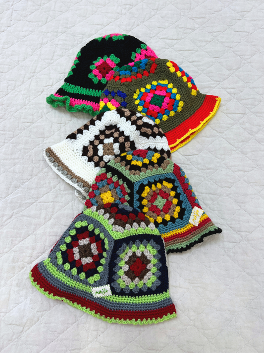 Image of CROCHETED BUCKET HAT 5-8Y