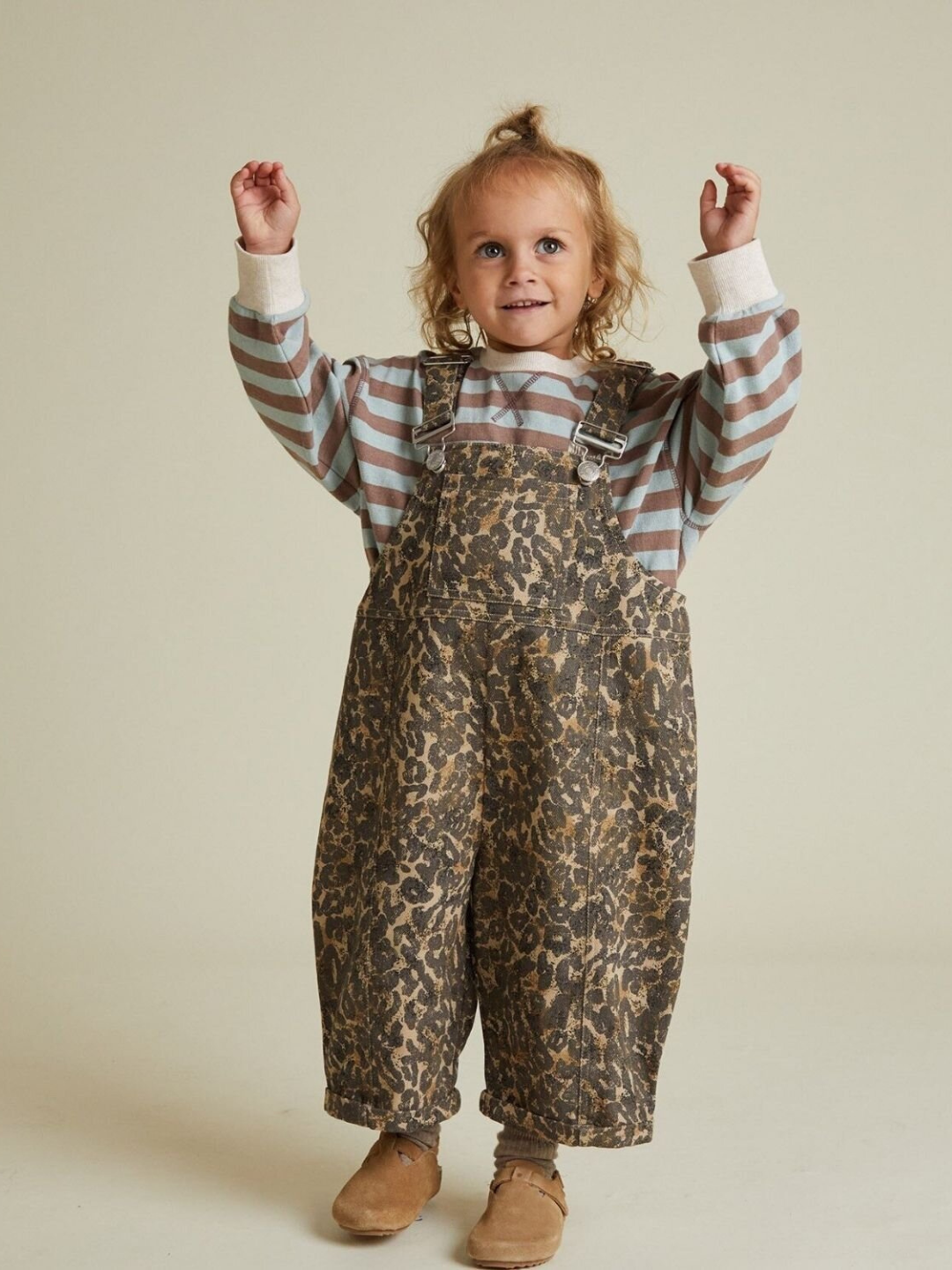 BLYTHE LEOPARD DUNGAREE