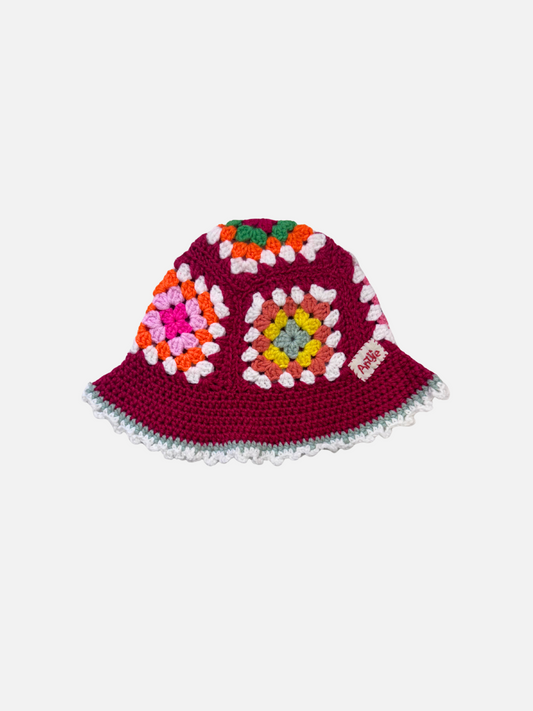 Image of HAND-CROCHETED BUCKET HAT - BABY (12-24M) in #7