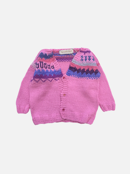 Image of HAND-KNITTED COTTON CARDIGAN - 2-3Y in #3