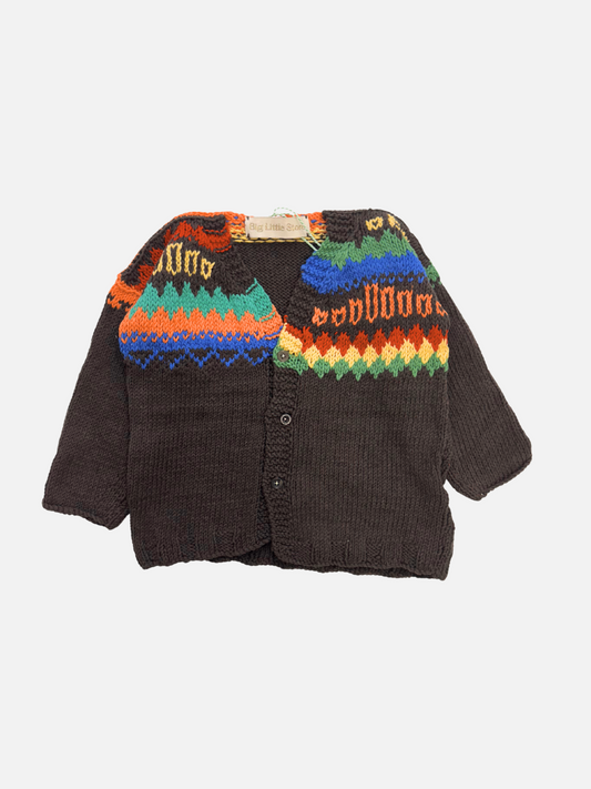 Image of HAND-KNITTED COTTON CARDIGAN - 2-3Y in #6