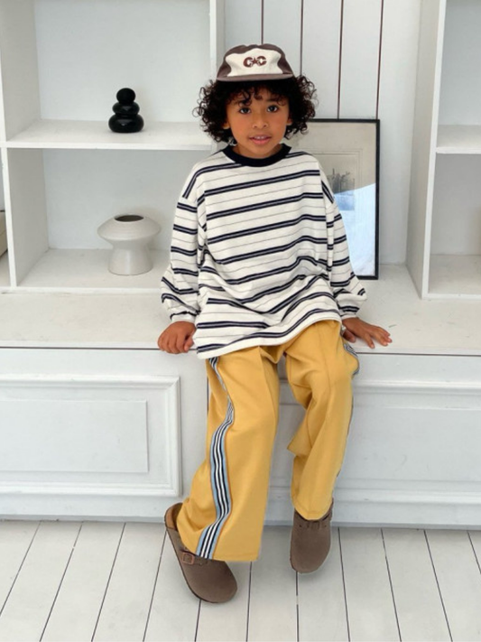 Second image of MASKING TAPE PANTS in Yellow