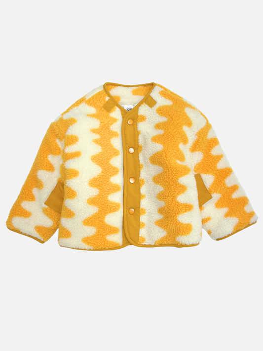 Image of WAVELENGTH SHERPA JACKET in Yellow