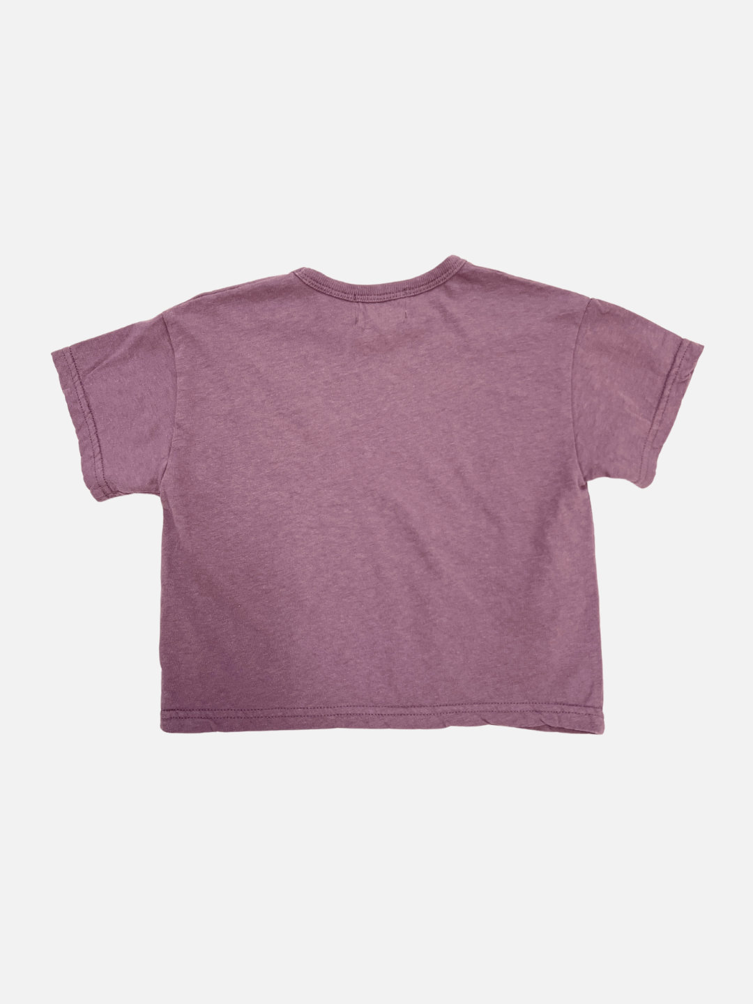 Back view of the kid's Studio tee in mauve