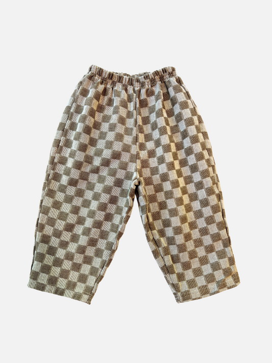 Image of CHESS CLUB PANTS in Stone