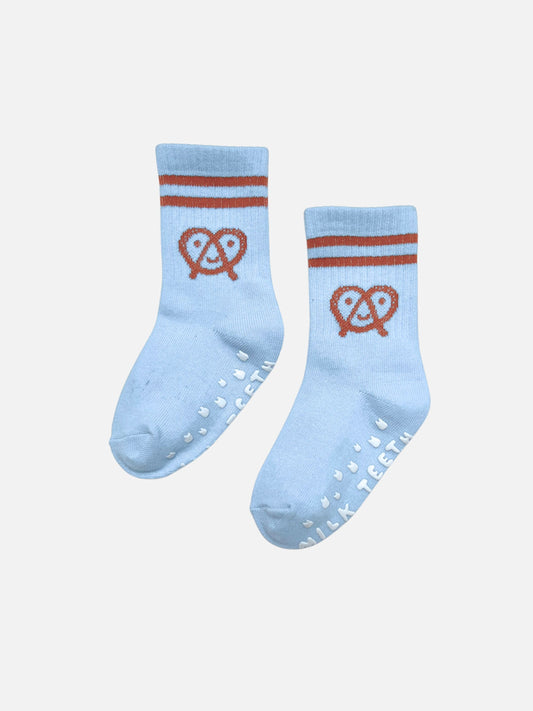 Image of RIBBED GRIP SOCK in Pretzel
