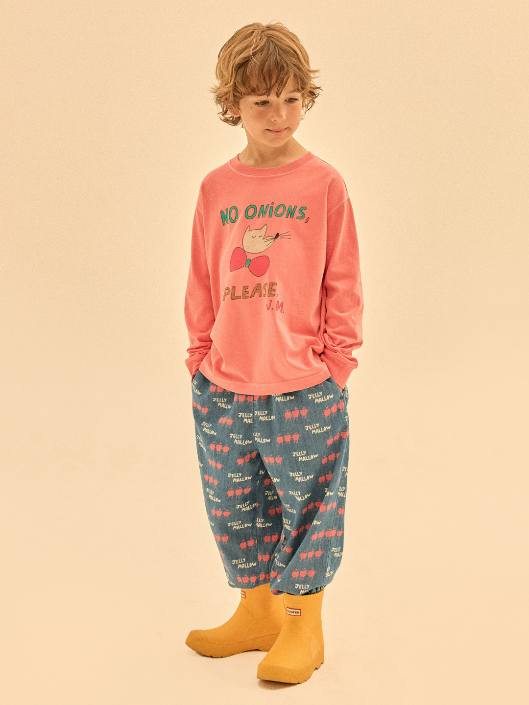 DANCING APPLE DENIM PANTS