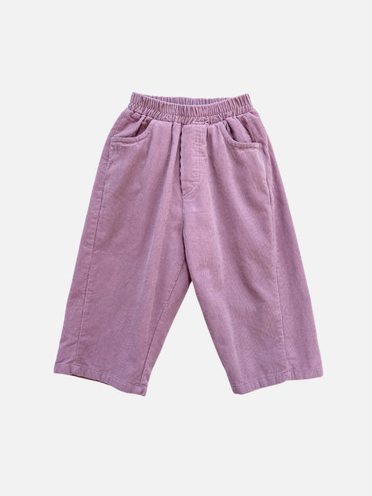 Image of SIMPLE CORDUROY PANTS in Lilac