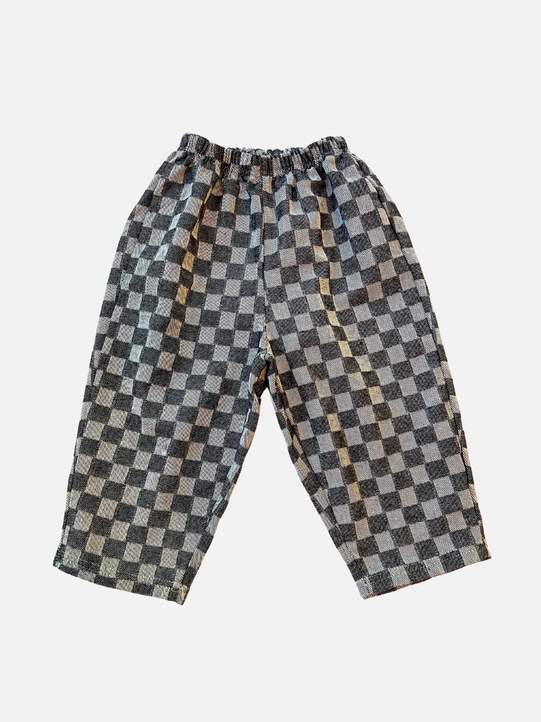 Charcoal Chess Club Pants Front Views