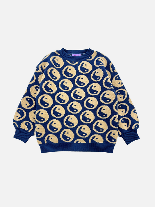 Image of COSMOS SWEATER in Navy