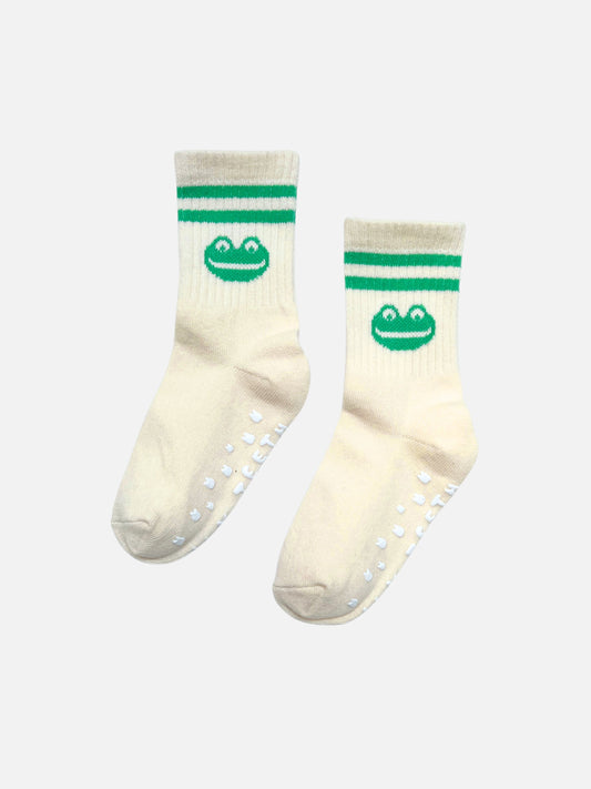 Image of RIBBED GRIP SOCK in Frog