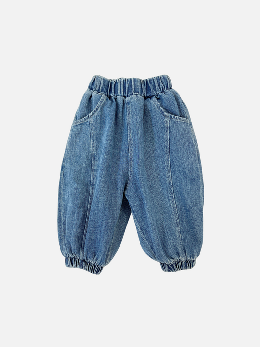 Image of BALLOON JEAN in Denim