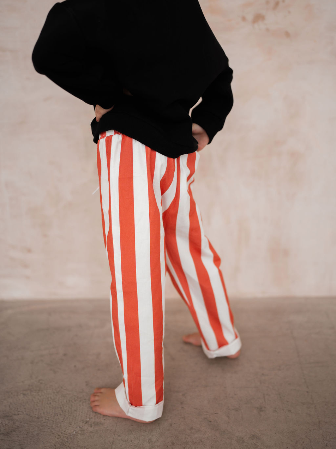 Another Fox Red Block Stripe Pant 2 3Y