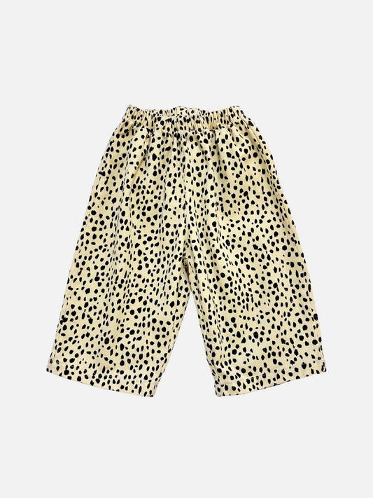 Image of MINI CHEETAH SPOT PANTS in Off-White