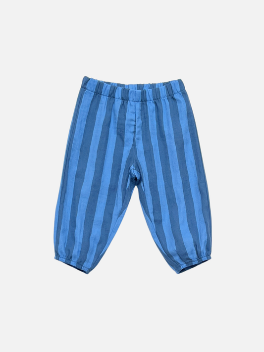 Image of ORGANIC MUSLIN PANT in Blue Stripe