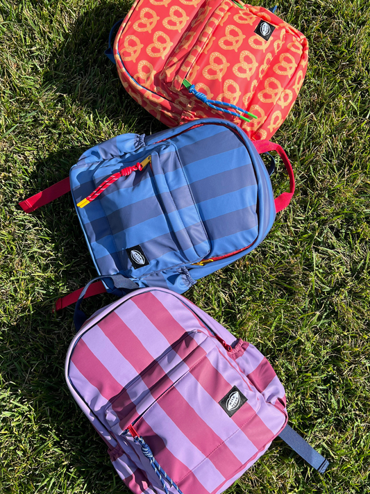 Second image of FIRST BACKPACK in Blue Stripe