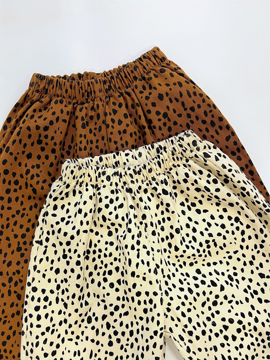 Second image of MINI CHEETAH SPOT PANTS in Brown