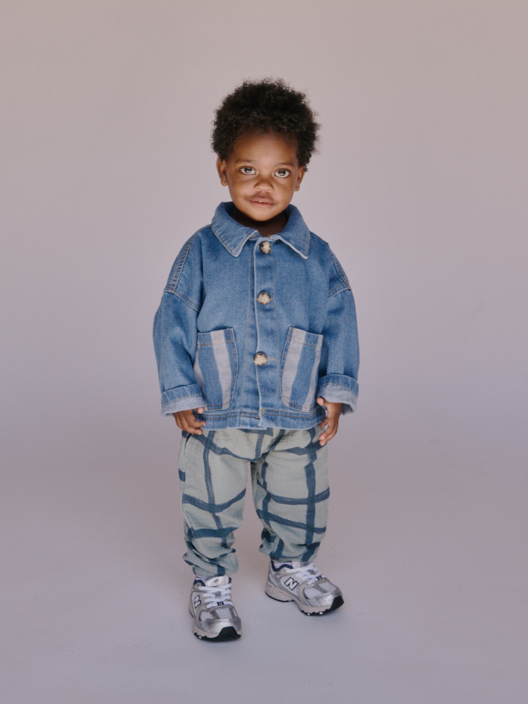 STRIPE POCKET CHORE COAT
