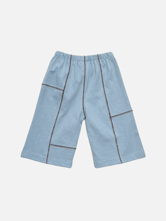 Image of TOPSTITCH BABY PANT in Light Blue