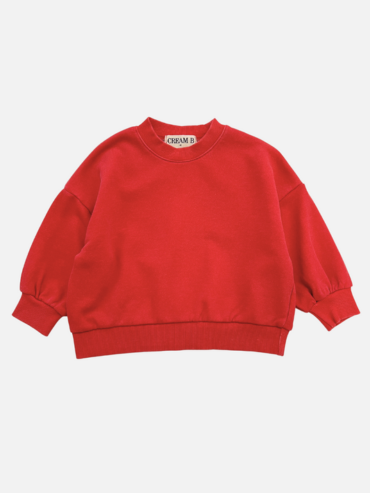 Image of SIMPLE SWEATSHIRT in Vintage Red