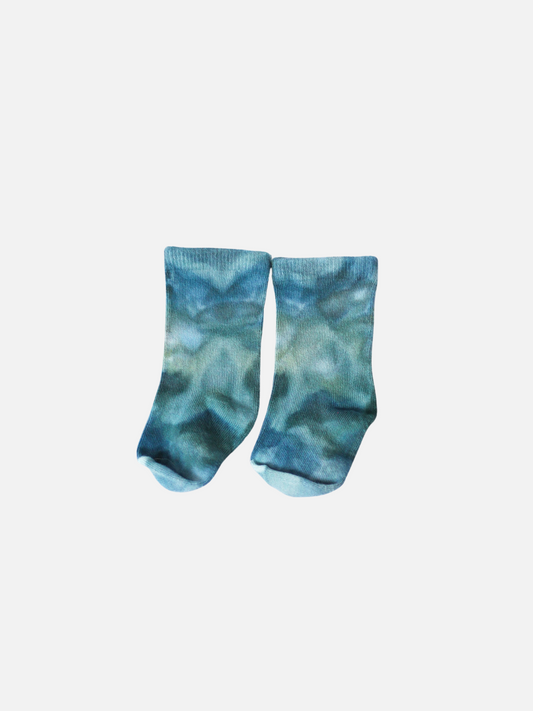 Image of BAMBOO BABY SOCKS in Blue Lagoon