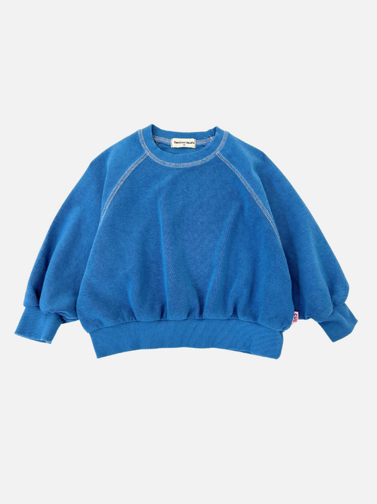 Image of VARSITY SWEATSHIRT in Blue