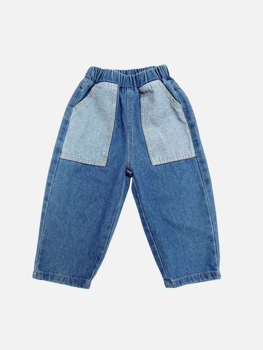 Image of DOUBLE TROUBLE JEANS in Dark Wash